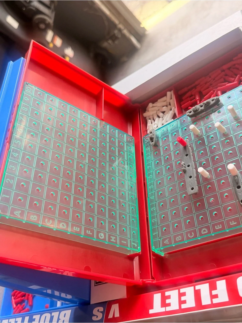 Retro Battleship Board Game – Blue and Red